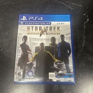 Star Trek: Bridge Crew VR For PlayStation 4 PS4 CIB - Fun = Great Shape